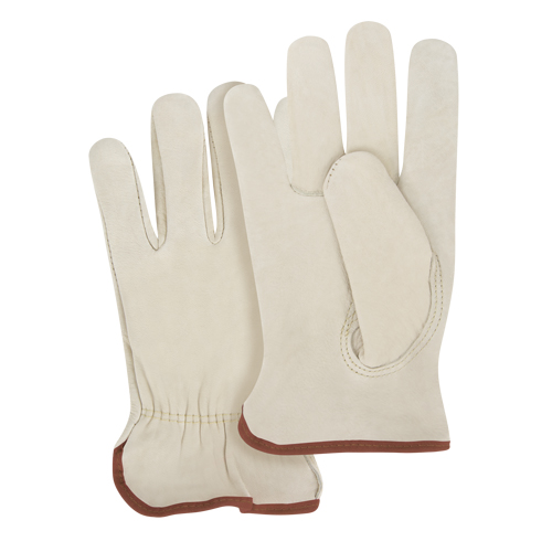 Close-Fit Driver's Gloves, Large, Grain Cowhide Palm Equipment World