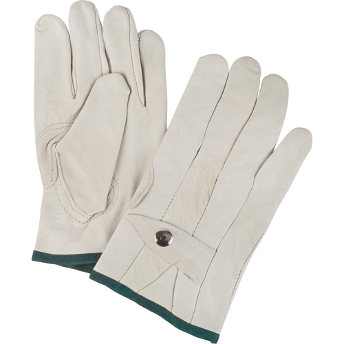 Standard-Duty Ropers Gloves, Medium, Grain Cowhide Palm Equipment World