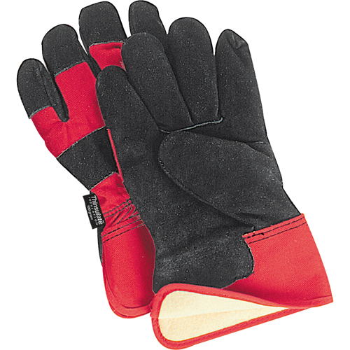 Superior Warmth Winter-Lined Fitters Gloves, Large, Split Cowhide Palm, Thinsulate Inner Lining Equipment World