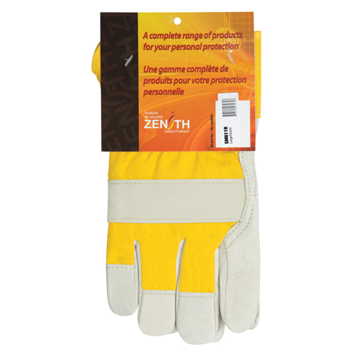 Abrasion-Resistant Winter-Lined Fitters Gloves, Large, Grain Cowhide Palm, Foam Fleece Inner Lining Equipment World