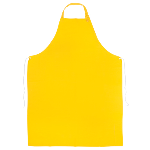 PVC Apron, PVC, Yellow, 35" W x 45" L Equipment World