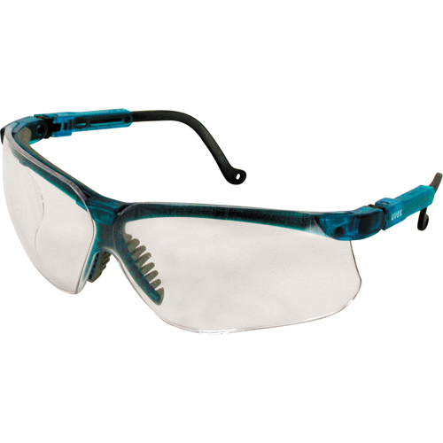Lunettes de s&eacute;curit&eacute; Uvex Genesis, Lentille Transparent, Anti-&eacute;gratignures, R&eacute;pond ou surpasse la norme CSA Z94.3 Equipment World