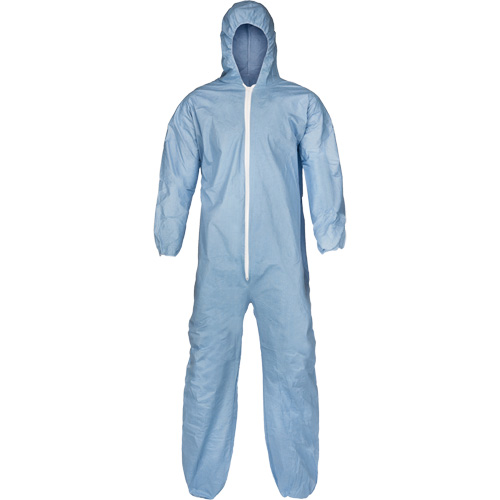 Pyrolon&reg; Plus 2 FR Coveralls, Small, Blue, FR Treated Fabric Equipment World