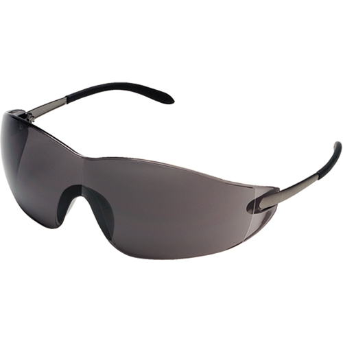 Blackjack&reg; Safety Glasses, Grey/Smoke Lens, Anti-Scratch, ANSI Z87+/Meets/Exceeds CSA Z94.3 Equipment World