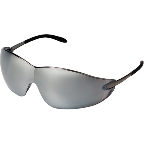 Blackjack&reg; Safety Glasses, Silver/Mirror Lens, Anti-Scratch, ANSI Z87+/Meets/Exceeds CSA Z94.3 Equipment World