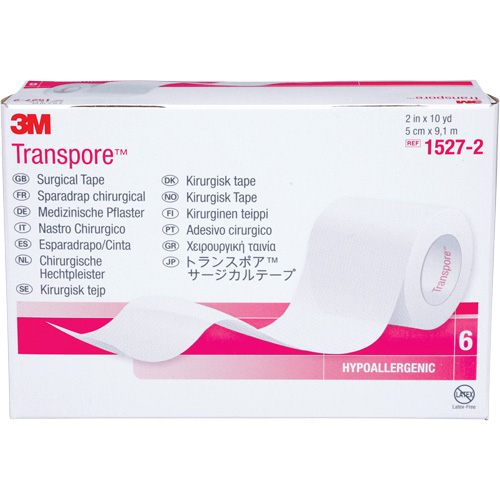 Transpore Surgical Tape, Class 1, 30' L x 2" W Equipment World