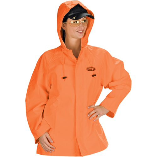 Hurricane Flame Retardant/Oil Resistant Rain Suits - Jacket, 4X-Large, High Visibility Orange Equipment World