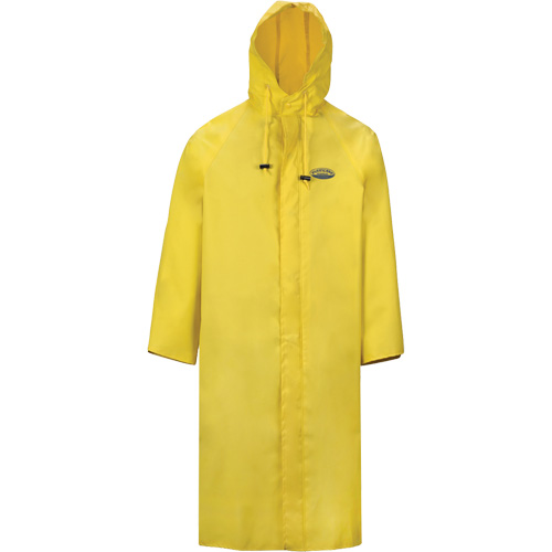 Hurricane Flame Retardant/Oil Resistant Rain Suits - 48" Coat, 5X-Large, Yellow Equipment World