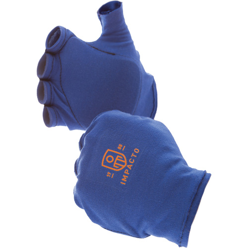 Anti-Impact Fingerless Right-Hand Glove Liner, 6/X-Small, Synthetic Palm, Slip-On Cuff Equipment World