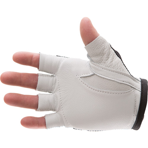 Anti-Impact Left-Hand Glove, X-Small, Goatskin/Split Leather Palm, Hook & Loop Cuff Equipment World
