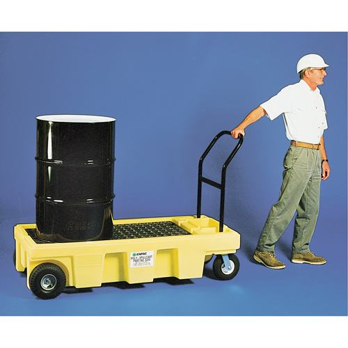 Chariots Poly-Spillcart ATC, 66,5" lo x 29" la x 46,9" h, Cap. de d&eacute;versement 57 gal. US Equipment World