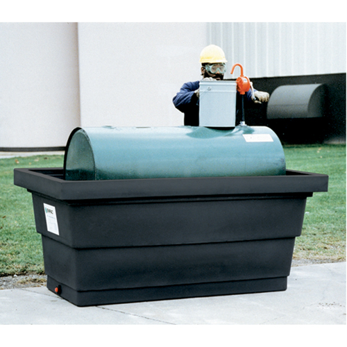 Poly-Tank&reg; Containment Unit 275 With Drain, 82.3" L x 45" W x 35.3" H, 275 US gal. Capacity Equipment World