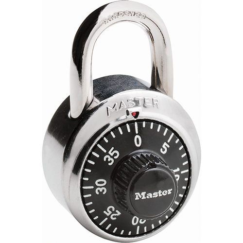 Padlock, Combination, Hardened Steel, 1-7/8" Width Equipment World