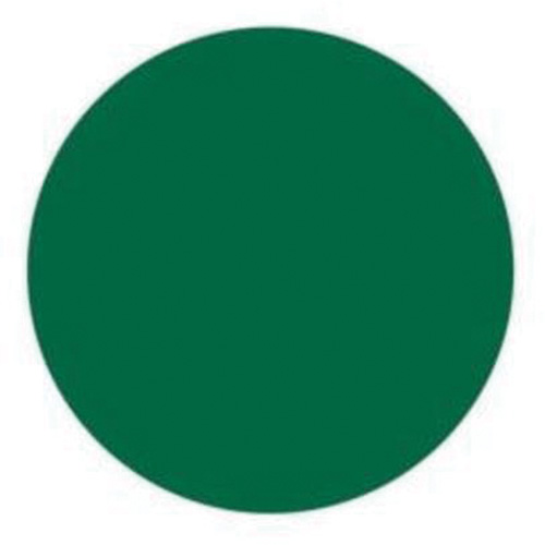 Round Write-On Labels, Circle, 1.5" L x 1.5" W, Green Equipment World