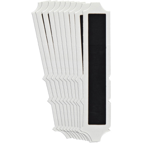 Quick-Align&reg;Individual Gothic Number and Letter Labels, I, 4" H, Black Equipment World