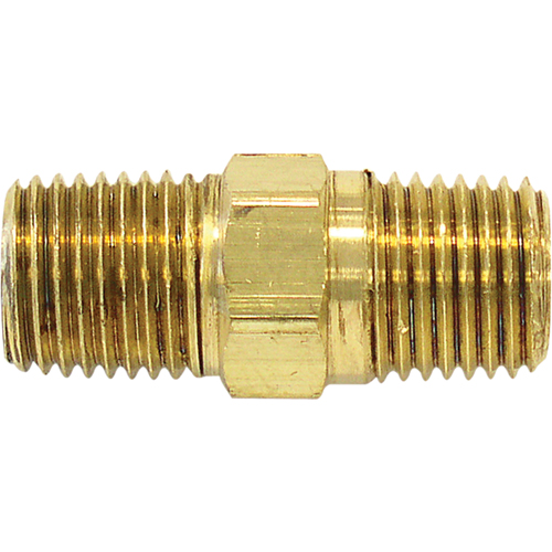 Male Hex Nipple, Brass Equipment World