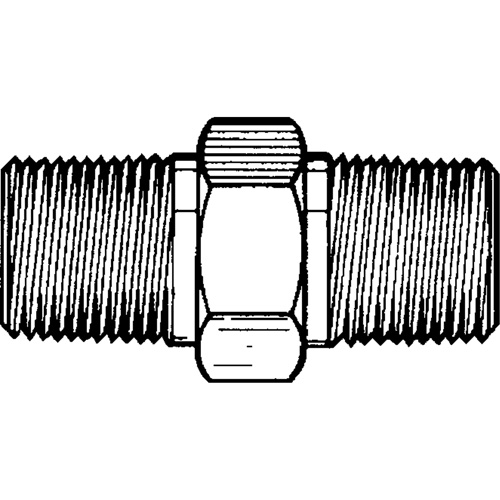 Male Hex Nipple, Brass Equipment World
