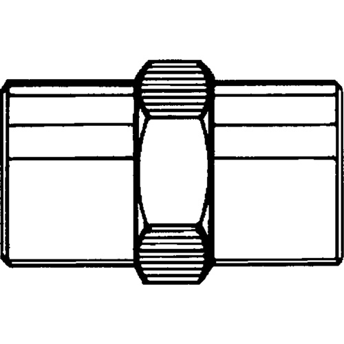 Female Hex Nipple, Brass Equipment World