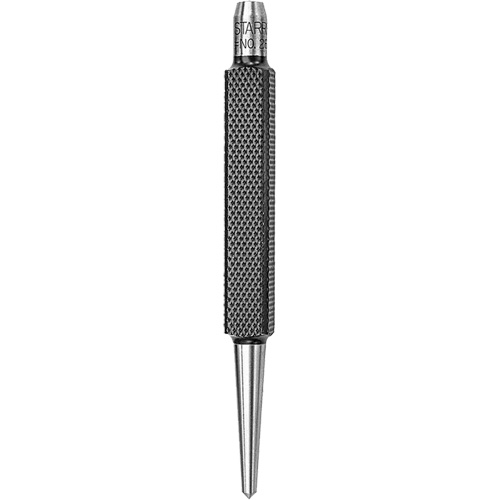 Centre Punch with Square Shank, 1/8" Dia., 3/8" Stock Size, 4" L Equipment World