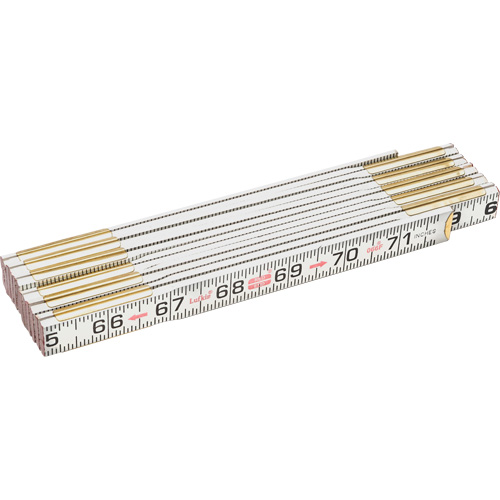 Red End&reg; Flat Reading Rule, 6' L, Wood Equipment World