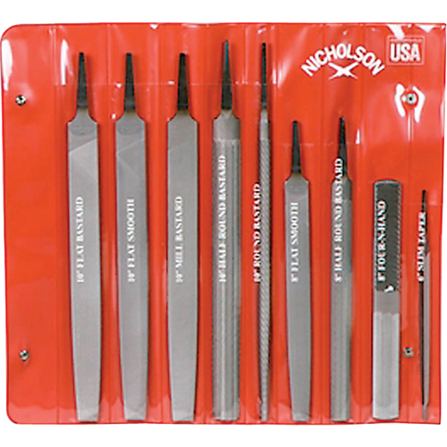 9-Piece Maintenance File Set, 9 Pcs Equipment World