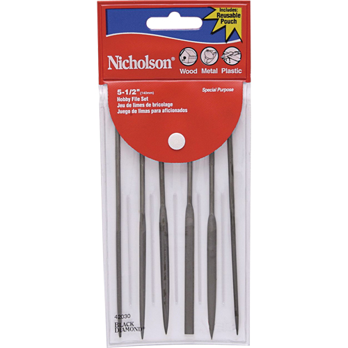 Assorted Miniature Files, 6 Pcs Equipment World