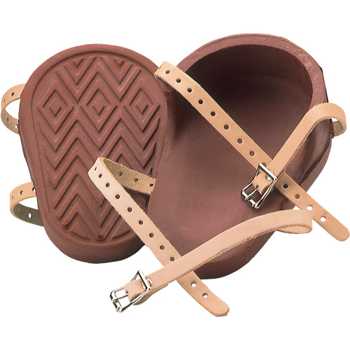 Professional Heavy-Duty Knee Pad, Buckle Style, Rubber Caps, Rubber Pads Equipment World