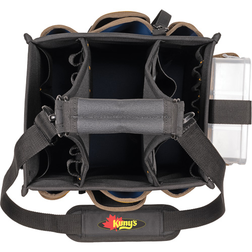 Large Electrical & Maintenance Tool Carrier, Polyester, 23 Pockets, Black Equipment World