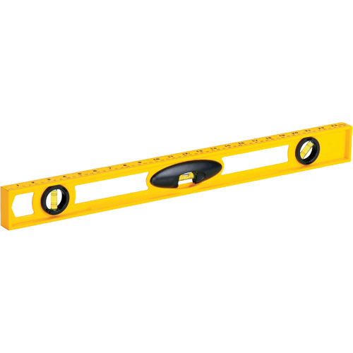 High-Impact ABS Level, I-Beam, 24" L, Plastic, 3, Non-Magnetic Equipment World