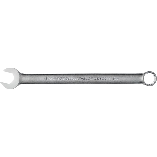 Combination Wrench, 12 Point, 16 mm, Satin Finish Equipment World