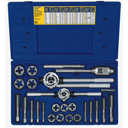 Hanson&reg; Metric Tap & Hex Die Set, 25 Pieces Equipment World