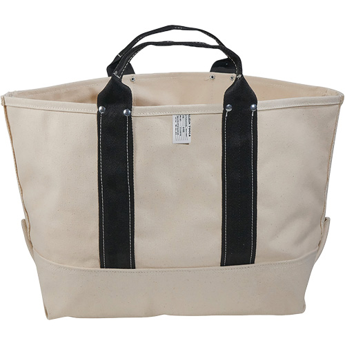 Sac &agrave; outils robuste de 17", Toile, 1 pochettes, Beige/Noir Equipment World