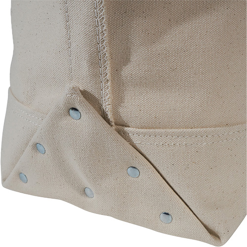 Sac &agrave; outils robuste de 17", Toile, 1 pochettes, Beige/Noir Equipment World