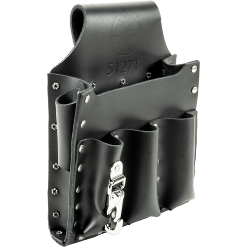 Tool Pouches, Multiple Tool Holder, Leather, 6 Pockets Equipment World