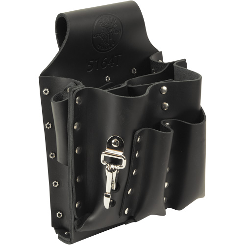 Tool Pouch, Multiple Tool Holder, Leather, 8 Pockets Equipment World