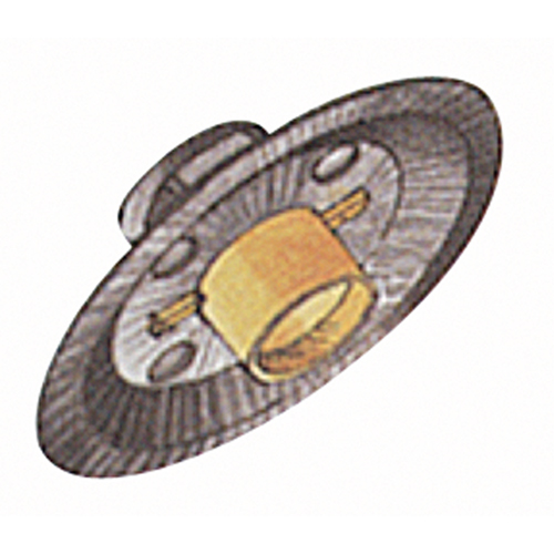 Meule rapide A24N, 6" x 1/4", Arbre 7/8", Oxyde d'aluminium, Type 27 Equipment World