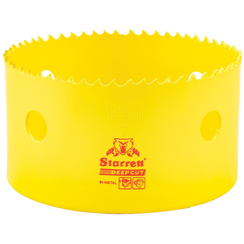 Bi-Metal Holesaw - 4", 4", 2" Depth of Cut, Bi-Metal Equipment World