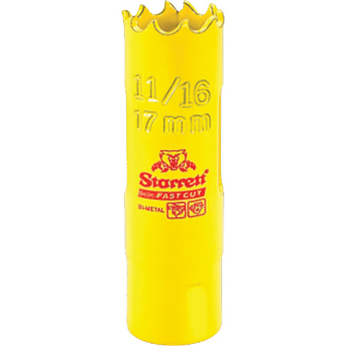 Bi-Metal Holesaw - 11/16", 11/16", 1-5/8" Depth of Cut, Bi-Metal Equipment World