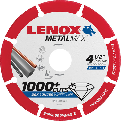 Metalmax Circular Saw Blades, 4-1/2", Metal/Non-Ferrous Use Equipment World