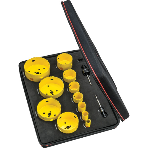 Electrician's Hole Saw Kit, 14 Pieces Equipment World