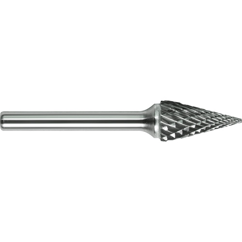 Drillco&reg; Solid Carbide Burr, SM-4L, 3/8" Dia., 1/4" Shank, 1" Depth of Cut Equipment World