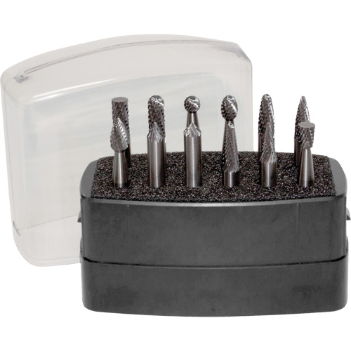 Double Cut Rotary Burr Set, 12 Pieces Equipment World