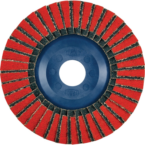 Twin Flap Disc, 5" x 7/8", Type 27, 40 Grit, Ceramic/Zirconia Alumina Equipment World