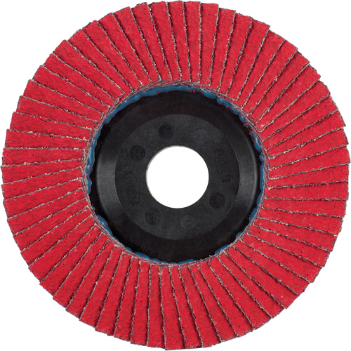 Flap Disc, 4-1/2" x 5/8"-11, Type 27, 40 Grit, Ceramic Equipment World