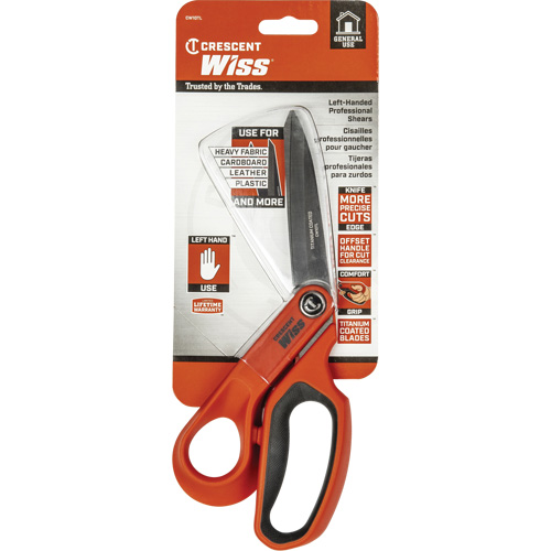 Tradesman Shears, 10", Rings Handle Equipment World