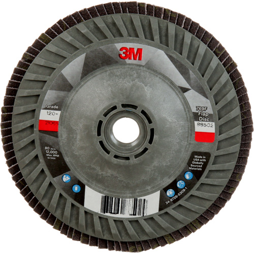 769F Quick Change Flap Disc, 5" x 5/8"-11, Type 27, 120+ Grit, Ceramic Equipment World