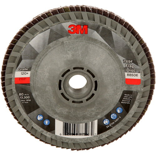 769F Quick Change Flap Disc, 4-1/2" x 5/8"-11, Type 29, 120+ Grit, Ceramic Equipment World