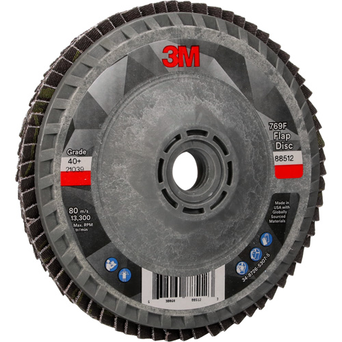 769F Quick Change Flap Disc, 4-1/2" x 5/8"-11, Type 27, 40+ Grit, Ceramic Equipment World