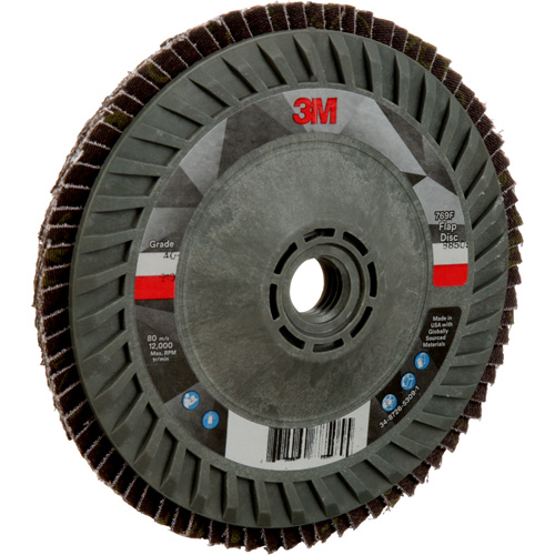 769F Quick Change Flap Disc, 5" x 5/8"-11, Type 27, 40+ Grit, Ceramic Equipment World