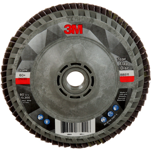 769F Quick Change Flap Disc, 4-1/2" x 5/8"-11, Type 27, 60+ Grit, Ceramic Equipment World
